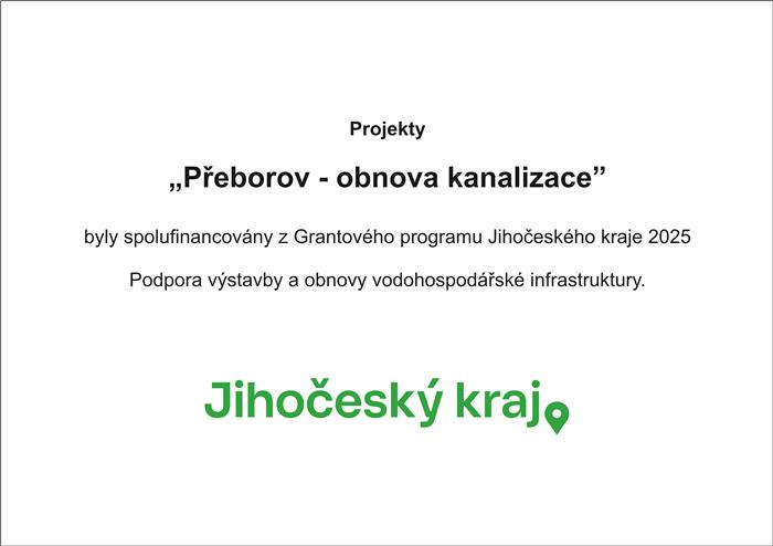 Přeborov - obnova kanalizace